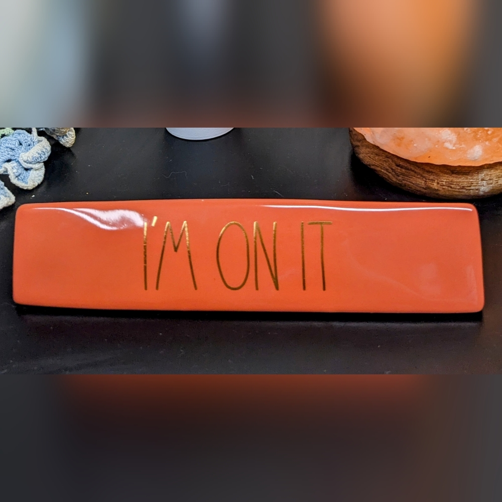 Rae Dunn desktop sign